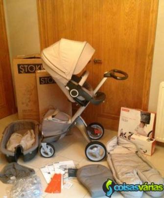 2014 stokke xplory v4 bebê completo carrinho 