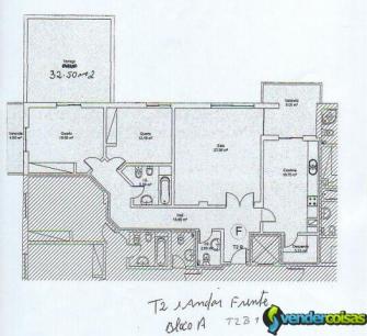 Apartamento novo t2 no 2º andar com estacionamento