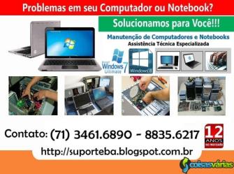 Assistência técnica em notebook e computadores -salvador-ba