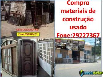 Compro materais usados portão,janela,grades,pias,porta em barueri,osasco,cotia s