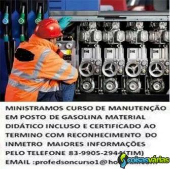 Curso de manutenção em posto de gasolina com certificado