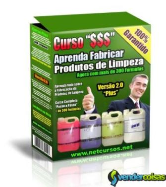 Curso fabricação produtos de limpeza