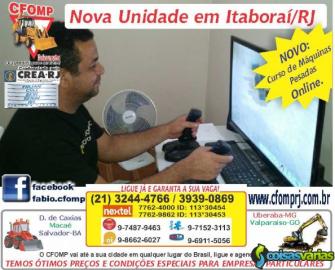 Curso máquinas pesadas itaboraí