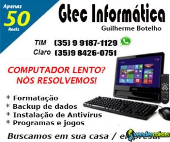 Manutenção e formatação de computadores / notebook