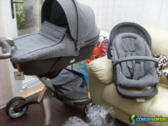 New carrinho de bebê stokke xplory v4 com acessórios complet