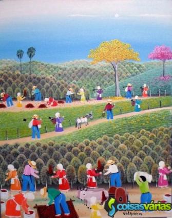 Obras da artista naif valquiria barros a venda com ajur sp 