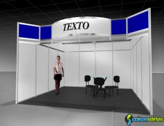 Projeto e montagem de stands para feiras eventos