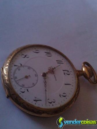 Relógio de bolso cantonal watch em ouro rosa  