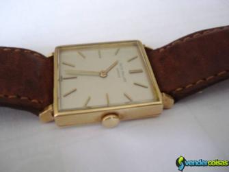 Relógio marca patek philippe ouro manual quadrado