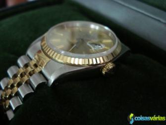 Relogio rolex aço ouro  modelo 16000 safira novo,