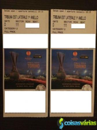 Uefa europa leaguea final tickets(torino 2014)