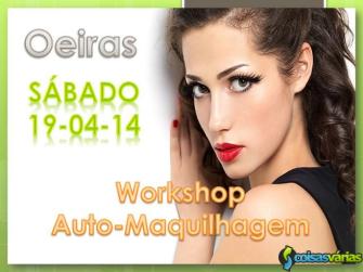 Workshop auto-maquilhagem - oeiras - sábado 19 abril 2014