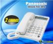 Telefone para 2 linhas - panasonic - conferencia e retenção de chamadas 1